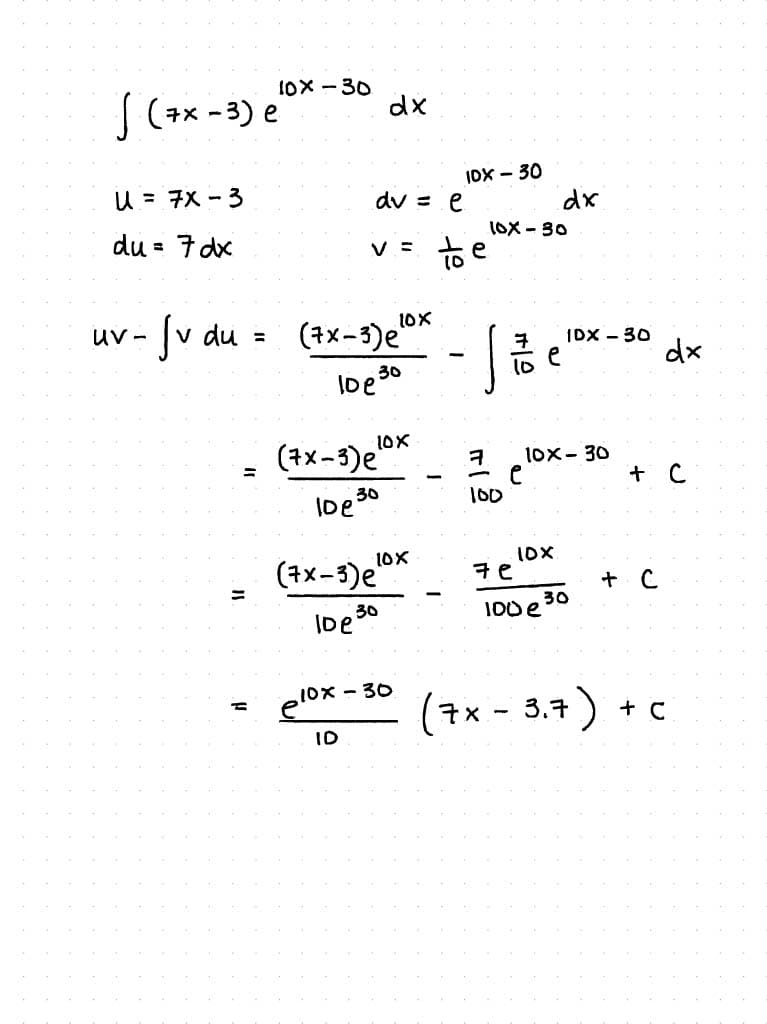 Integration by Parts Page 6