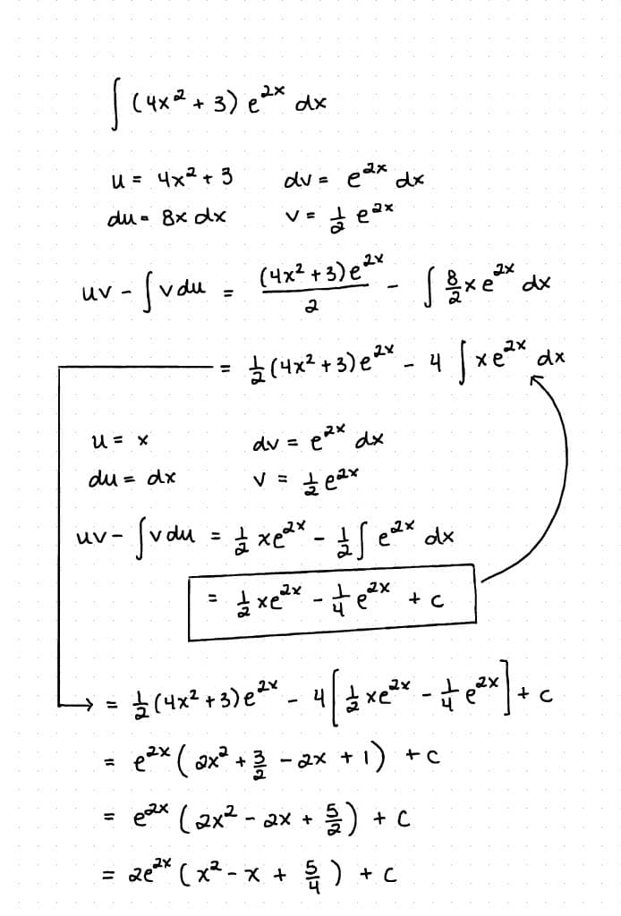 Integration by Parts Page 9